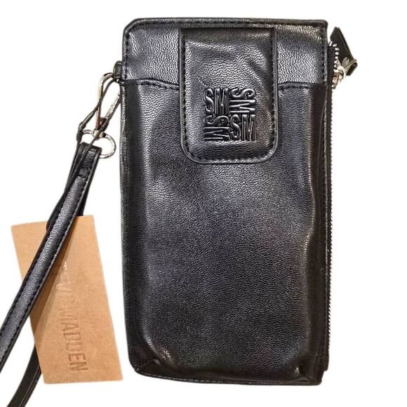 Steve Madden BBretty Phone Wristlet- Black - Picture 9 of 14